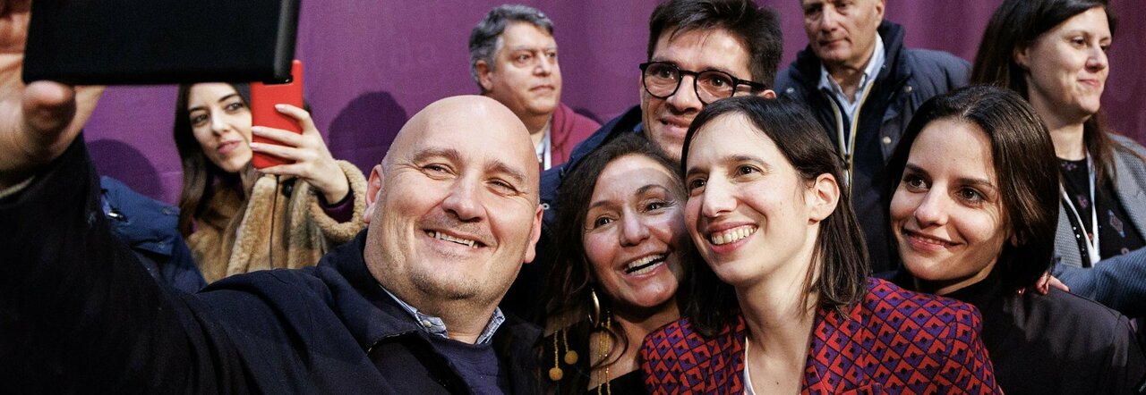 La festa di Elly Schlein