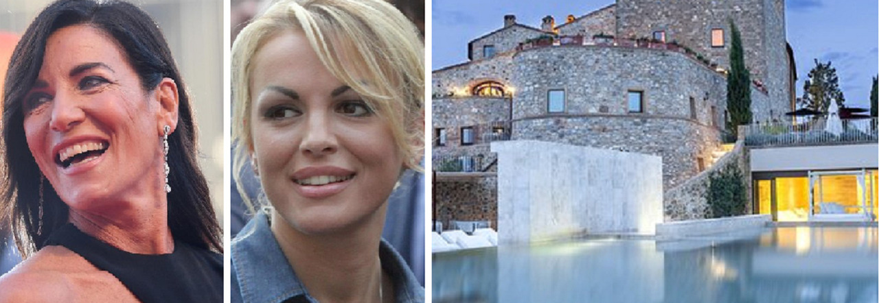 Pascale e Turci, la festa nel castello di Velona: camere da 1.000€ a notte (Berlusconi tentò, invano, di comprarlo)