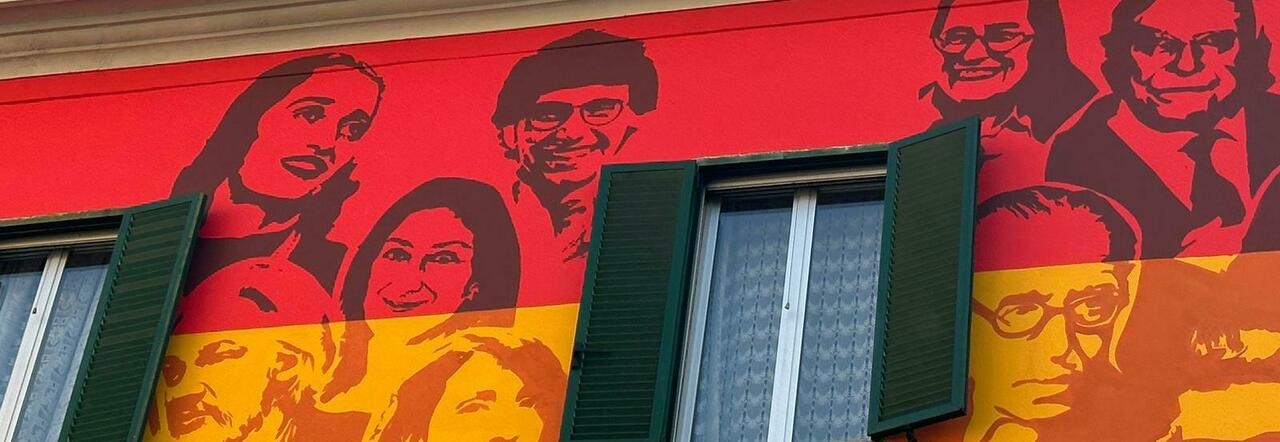 Nel Murale dei diritti di Milano anche Siani e don Riboldi