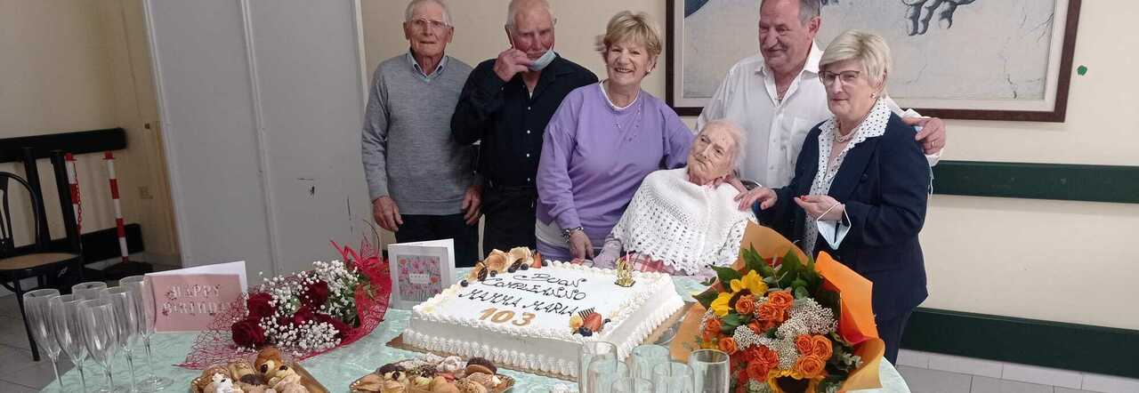 Nonna Maria compie 103 anni