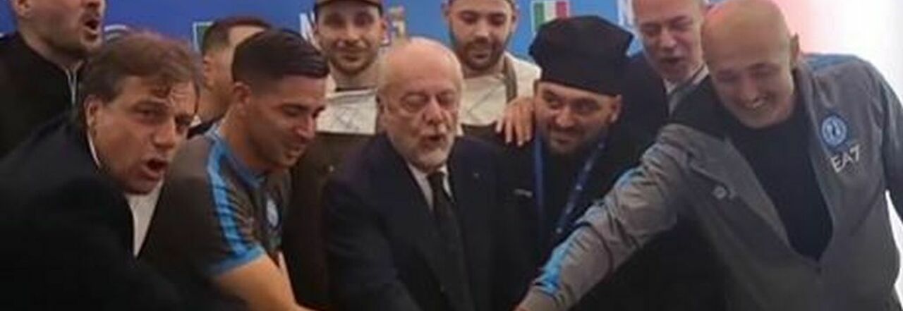 Aurelio De Laurentiis tra Giuntoli e Spalletti