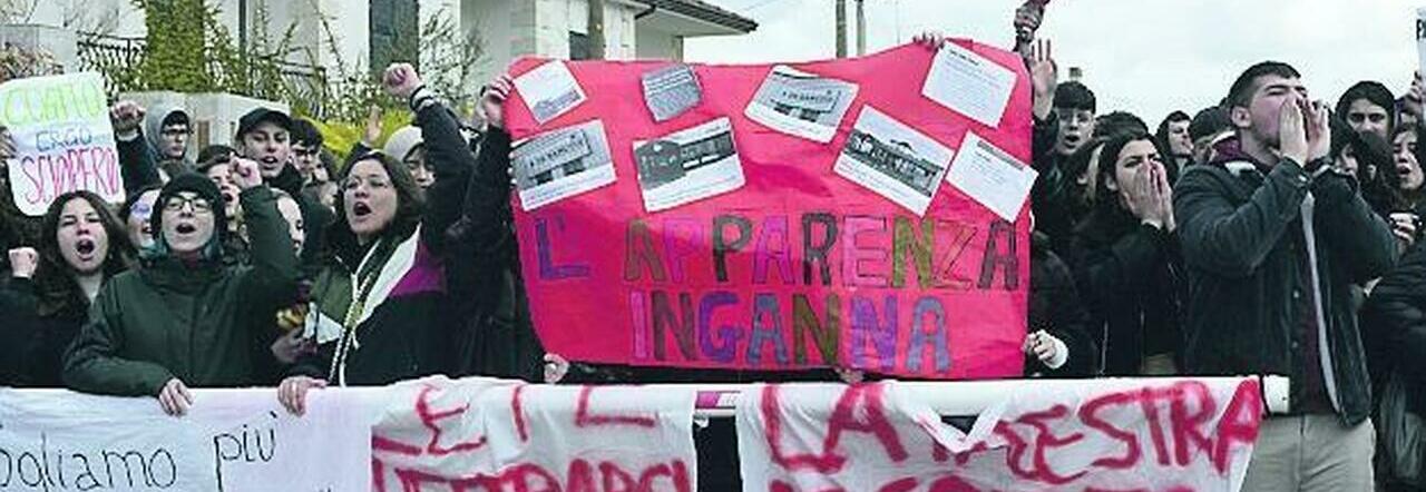 La protesta degli studenti