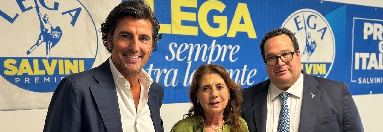 Marzia Ferraioli con Gianluca Cantalamessa e Claudio Durigon