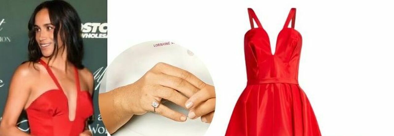 Meghan Markle éblouit avec une robe rouge recyclée lors d'un gala de charité