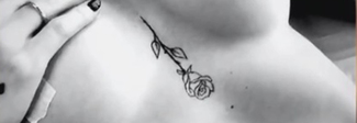 Giulia De Lellis, tattoo dopo l'addio ad Andrea Damante: «Rosa capovolta per ricominciare» Giulia De Lellis, tattoo dopo l'addio ad Andrea Damante: «Rosa capovolta per ricominciare»