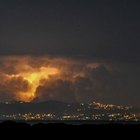 Tempesta di fulmini sull'Adriatico visibile da Roma a 200 chilometri di distanza