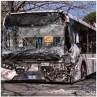 Incidente tra autobus a Roma