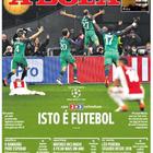 Champions, le prime pagine dei giornali d'Europa: «Dio salvi la Champions»
