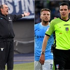 Lazio-Torino, Sarri è una furia con l'arbitro: «Ghersini va fermato, noi fortemente penalizzati»
