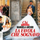 Manuela Arcuri, tutte le foto del matrimonio con Giovanni Di Gianfrancesco (Chi)