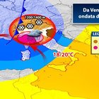 Meteo, piogge e vento sull'Italia: «Neve al Nord»