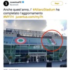 La Juve espone 36 scudetti: «Stadium aggiornato». La rivolta sui social nel silenzio della Figc
