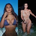 Kim Kardashian super sexy: curve esplosive su Instagram, social impazziti