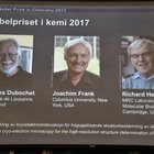 Il premio Nobel della Chimica a Dubochet, Frank e Henderson