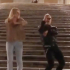 Michelle Hunziker e Gianluca Vacchi, balletto social nella notte a Trinità dei Monti: «E' molto meglio di me!»