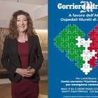Anche Olimpia Leopardi a fianco del Corriere Adriatico per Torrette: «Insieme ce la faremo»