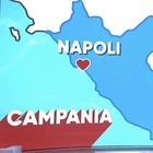 Napoli nella cartina del Lazio, gaffe a L'Italia che fa di Veronica Maya
