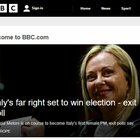 Elezioni, la vittoria di Giorgia Meloni breaking news sui siti internazionali