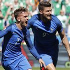 La Francia trema ma poi dilaga in rimonta con Griezmann. Irlanda battuta (2-1), Bleus ai quarti