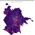 Coronavirus a Roma, la mappa del contagio: Centocelle, Don Bosco e Primavalle le new entry dei quartieri più colpiti