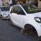 Napoli, boom di furti di pneumatici: bande in azione a Chiaia e Posillipo
