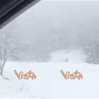 Nevicate copiose in Veneto, Cortina ricoperta di fiocchi bianchi