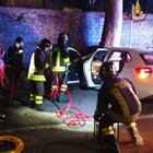 Incidente alle porte di Roma, auto contro un albero: feriti cinque ragazzi tra 16 e 22 anni, quattro sono gravi