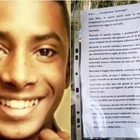 La lettera anonima a Willy Monteiro commuove i social