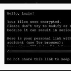 Attacco hacker, ecco la schermata apparsa alla Regione Lazio: «I tuoi file sono criptati»