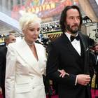 Keanu Reeves con la mamma agli Oscar