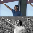 Lazio, Inzaghi come Chinaglia è il "Grido di battaglia": la foto diventa virale