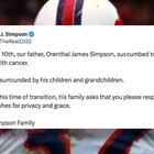 È morto O.J. Simpson, la stella controversa del Football NFL