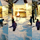 Russia, il barbecue sulla neve si rivela un vero disastro