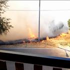 Video/Incendio lambisce la case a Cori, la telefonata ai vigili del fuoco: «Fate presto»