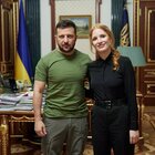Jessica Chastain, vola a Kiev per incontrare Volodymyr Zelensky