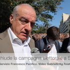 Comunali Roma, Michetti chiude la campagna elettorale a Spinaceto con Salvini, Meloni e Tajani