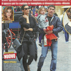 Elisabetta Canalis, il marito Brian Perri e la figlia Skyler Eva a Roma (Nuovo)