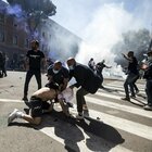 Roma, manifestazione violenta degli ultras al Circo Massimo