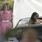 Kate Middleton e Meghan Markle insieme al Polo club con i bambini