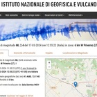 Scossa di terremoto tra Priverno e Sezze