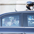 Il Presidente Mattarella esce dal Palazzo del Quirinale