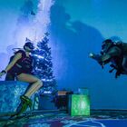 Montegrotto. Un albero di Natale a 42 metri di profondità per i sub più intrepidi nella piscina Y-40