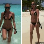 Federica Panicucci in bikini alle Maldive: «Ritorno in Paradiso». Fan estasiati: «Sei Madre Natura»