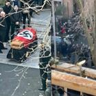 Roma: funerale nazista con svastica sulla bara per l'addio ad Alessia Augello, ex militante di Forza Nuova