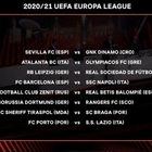 Europa League: Porto-Lazio e Napoli-Barcellona