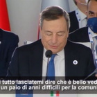 Draghi: «Multilateralismo unica risposta ai problemi attuali»