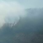 Incendio nei boschi dell'Irpinia, tre fronti di fuoco in altrettanti paesi