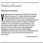 Maurizio Costanzo e l'ultimo “Diario” per Il Messaggero dedicato a Ilaria Alpi