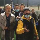Totti e De Rossi si ritrovano in campo per la prima del campionato di calcio a 8. Ci sono anche Aldair e Cassetti