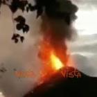 L'eruzione del vulcano Krakatoa che ha provocato il devastante tsunami in Indonesia